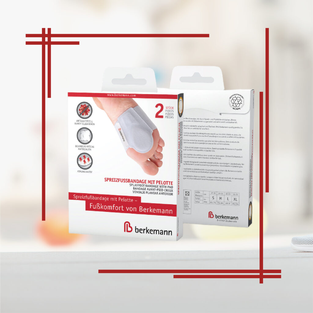 壓力墊環形束帶 Splayfoot bandage with pressure pad
